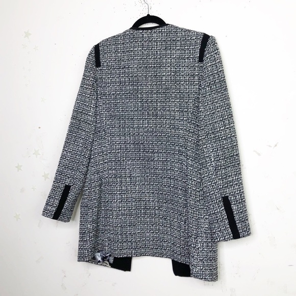 CYNTHIA Rowley Open closure tweed coat - Picture 8 of 11